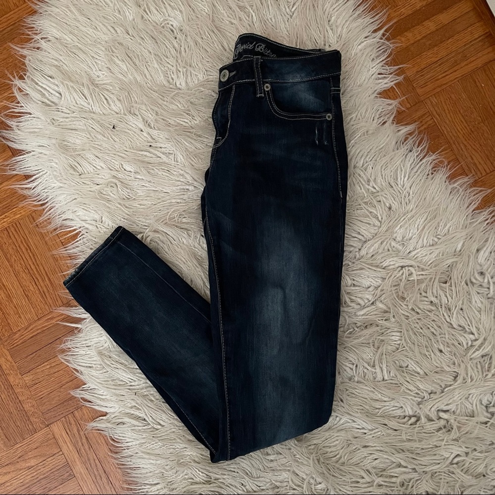 BUFFALO dark wash denim skinny jeans 25
